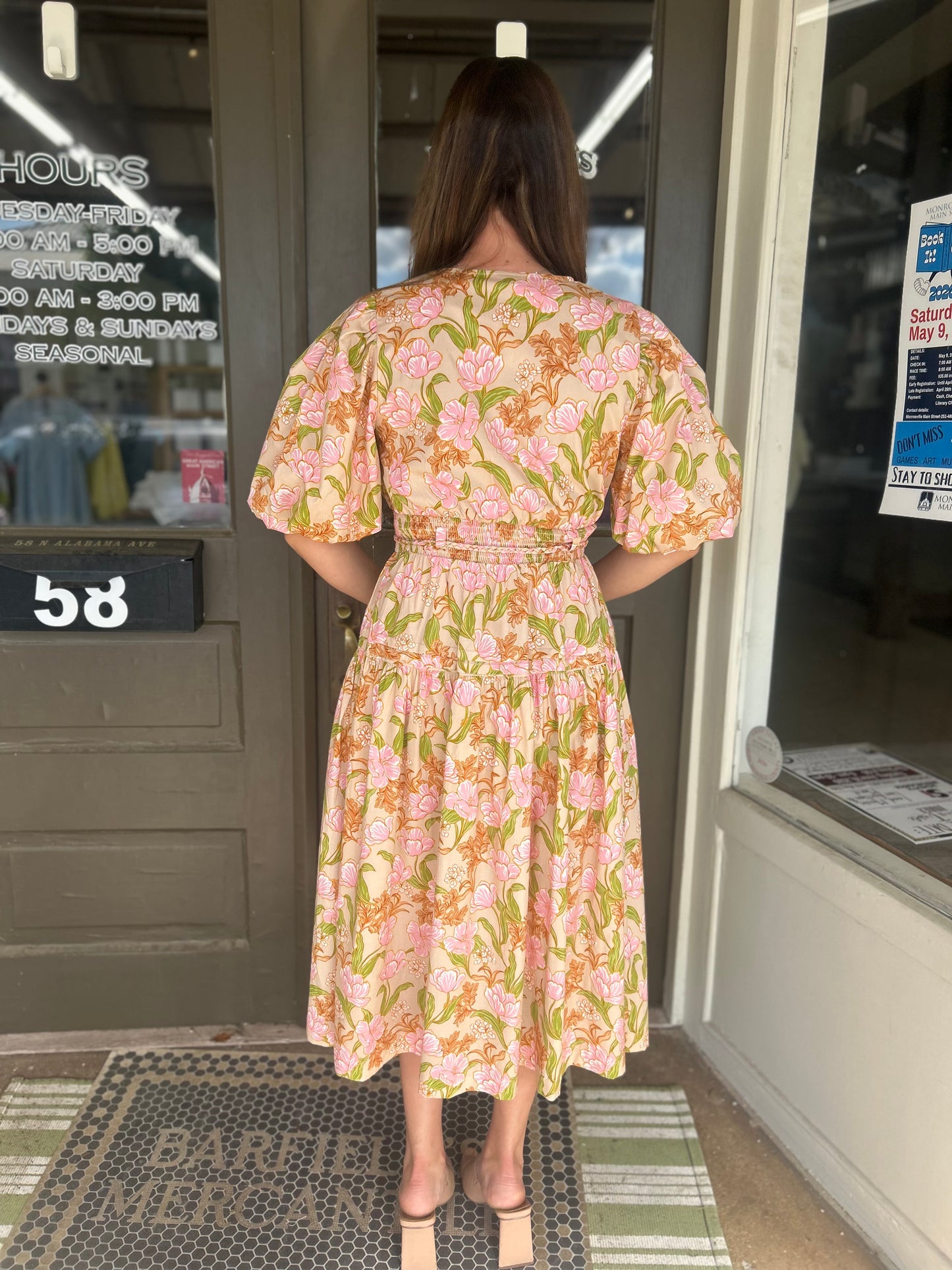 Meadow Bloom Midi Dress