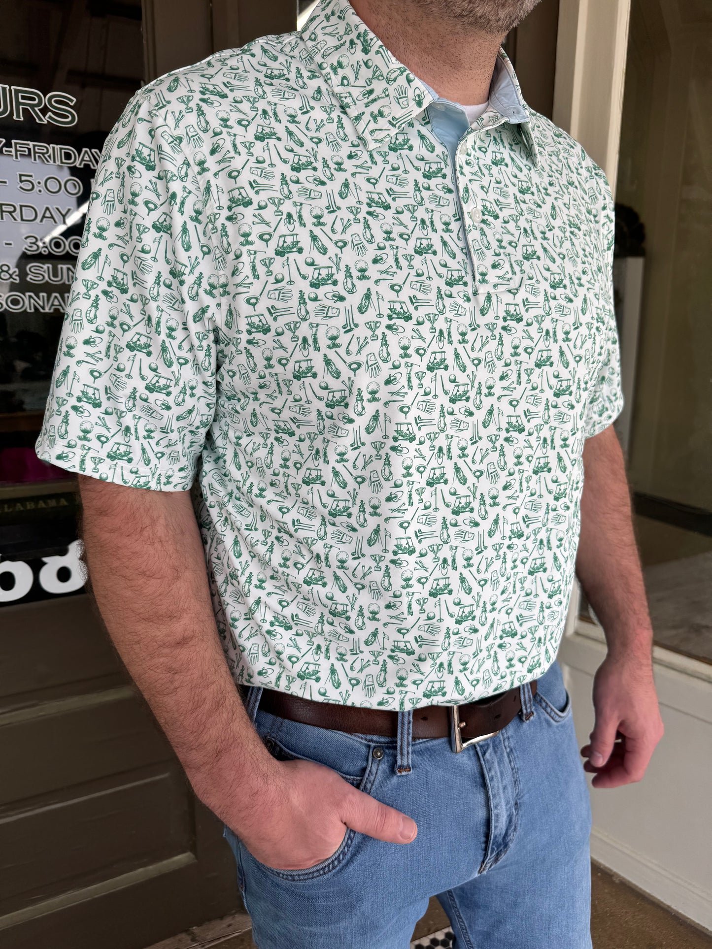 Tapped In Printed Polo