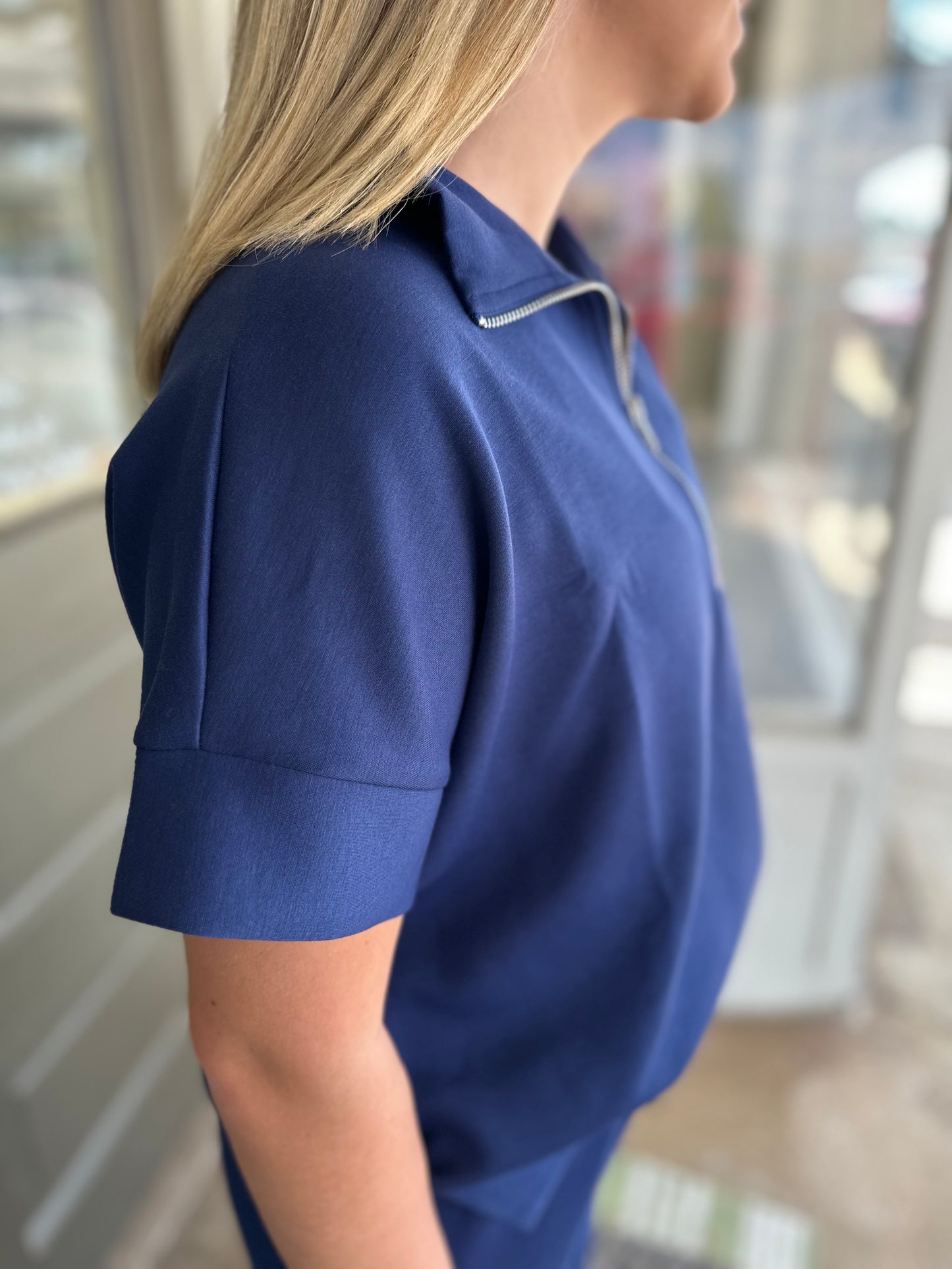 Catalina Quarter Zip in Navy'