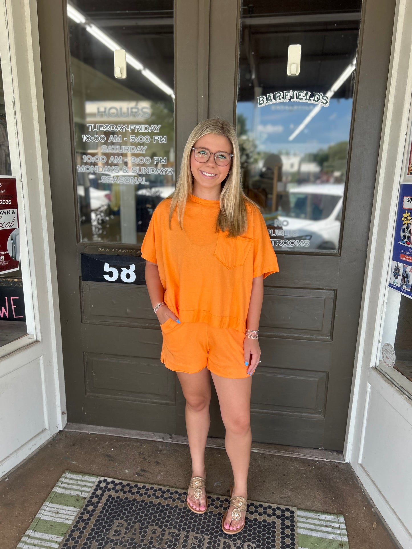 Palmer Set in Orange