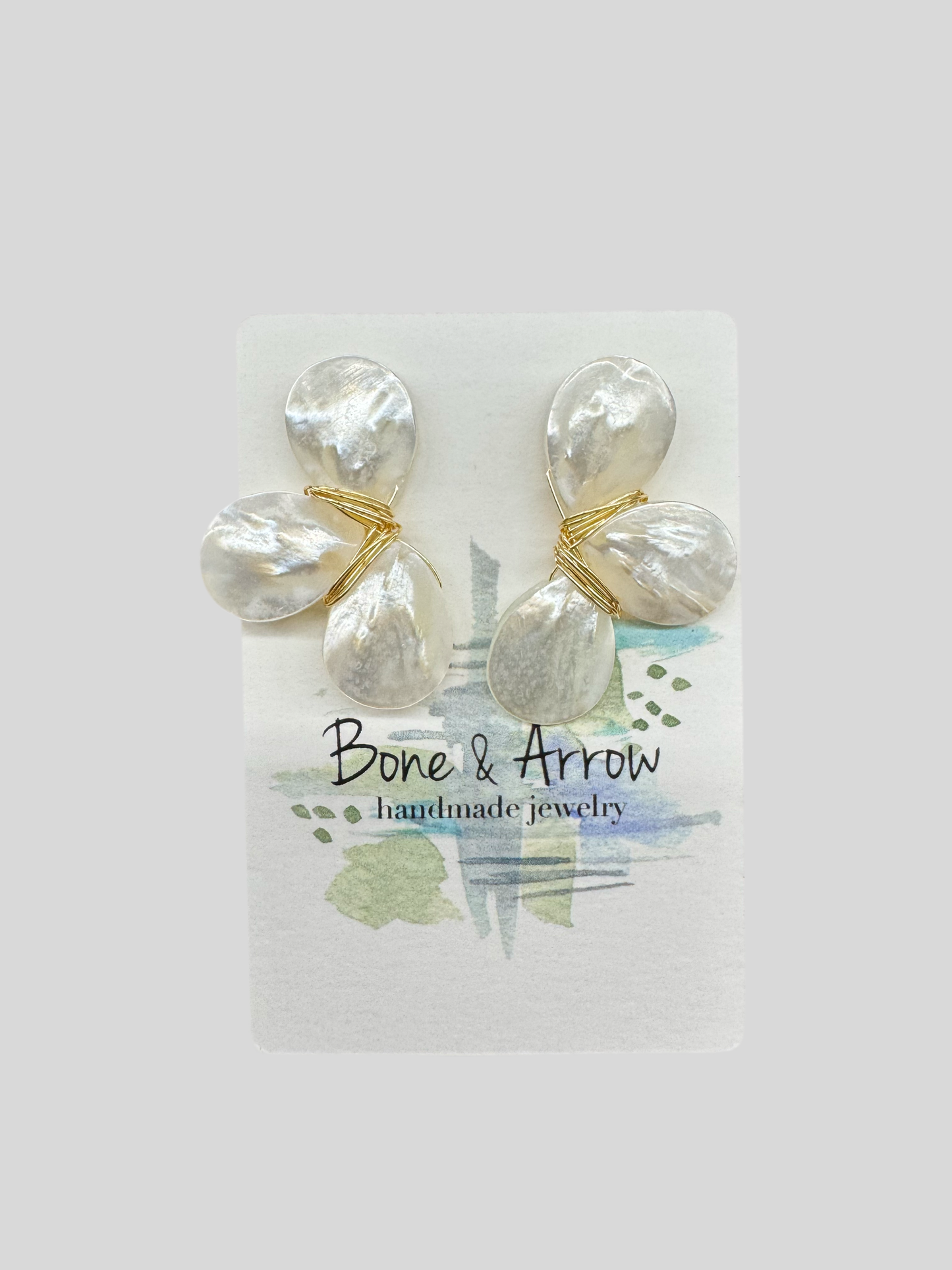 Pearl Fans Earrings