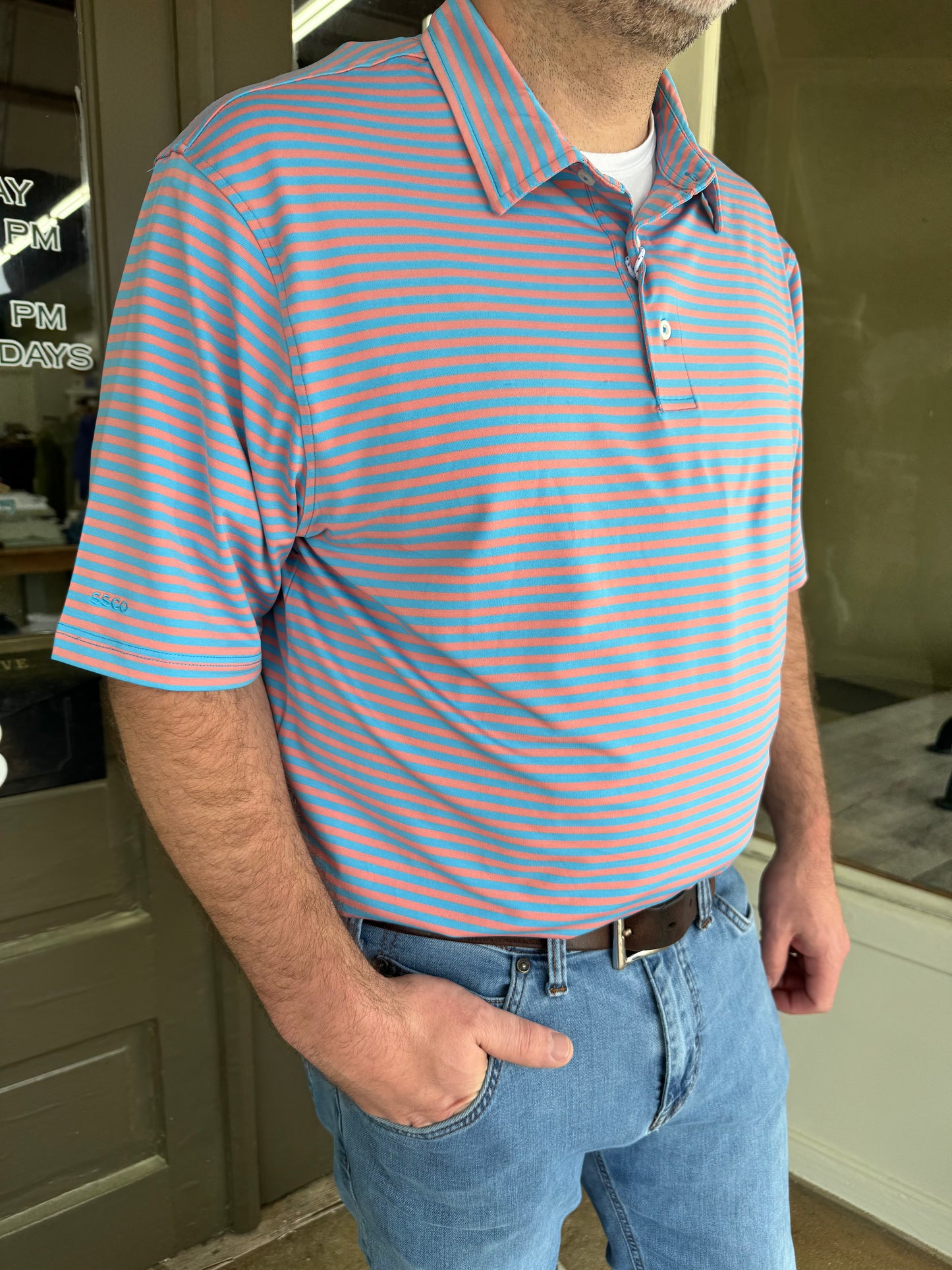 Sarasota Stripe Polo
