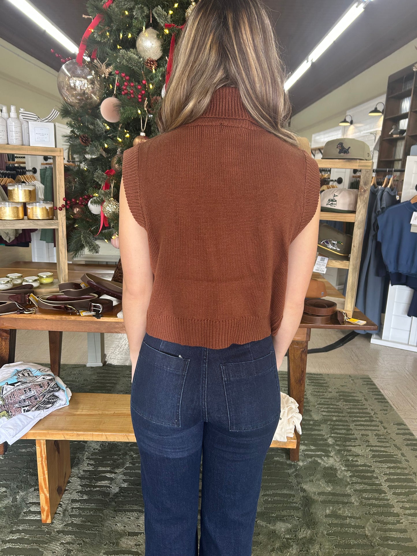 The Sutton Sleeveless Turtleneck