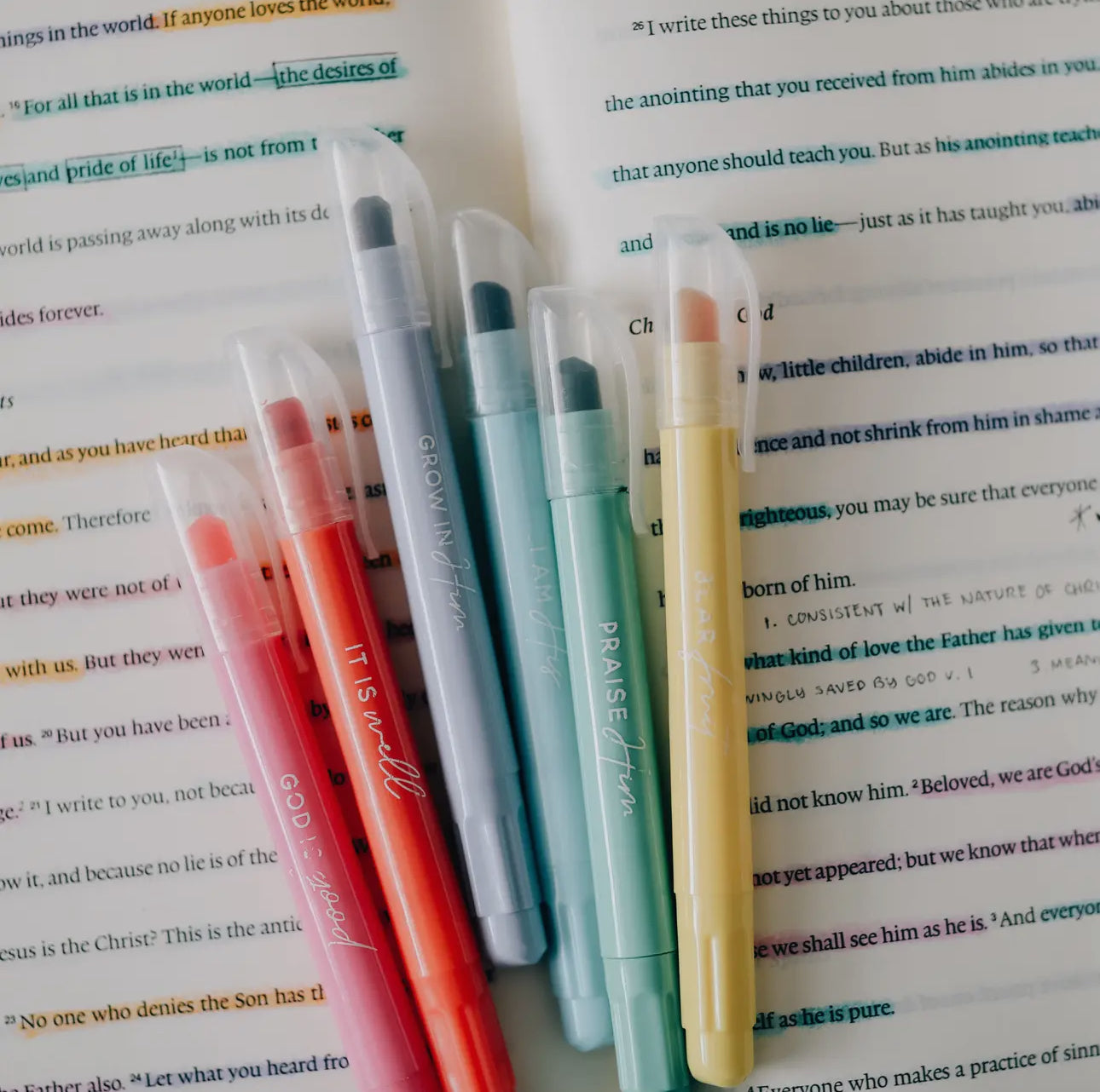 Pastel Bible Highlighters