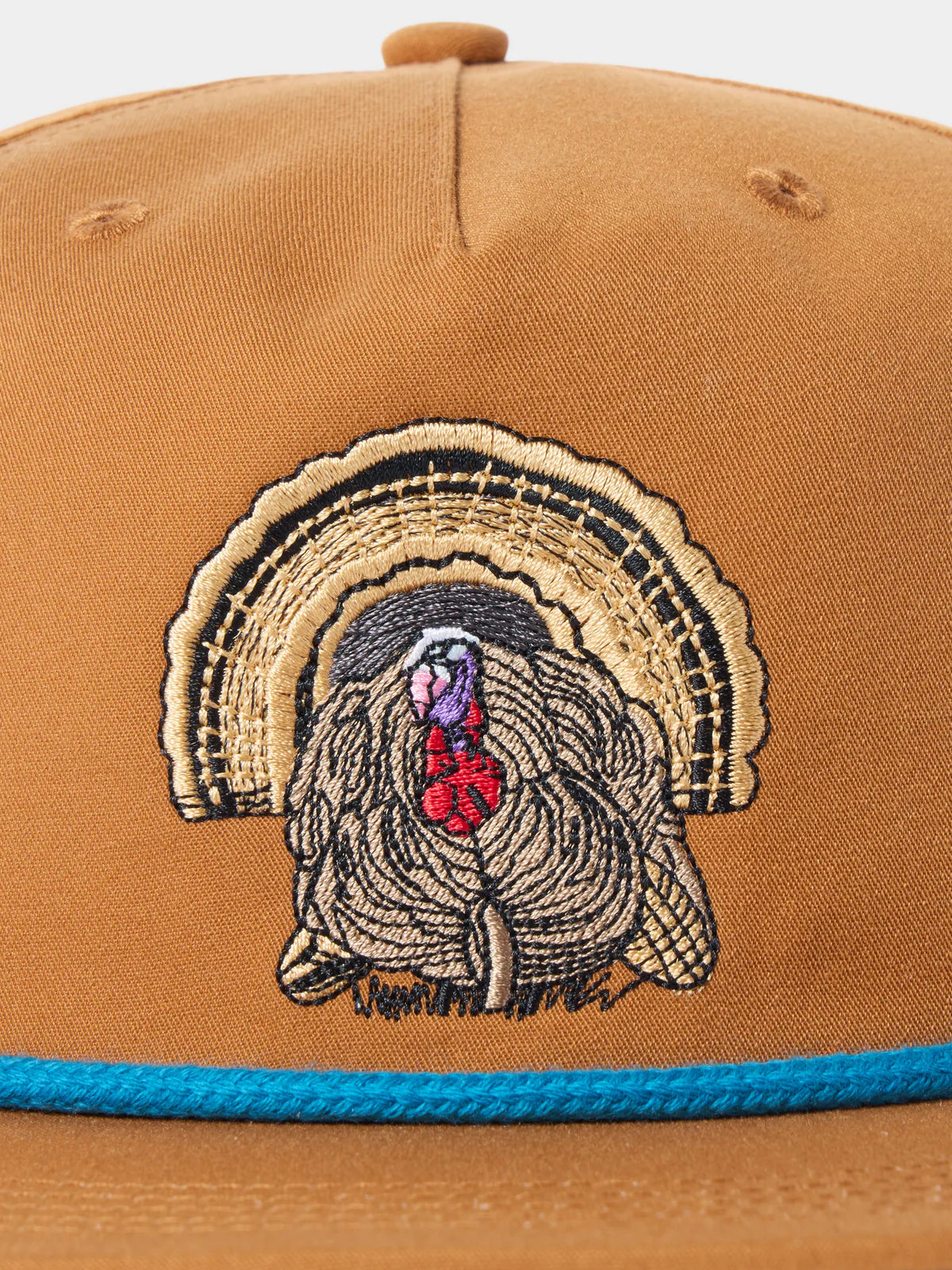 Turkey Rope Hat in Burnt Orange