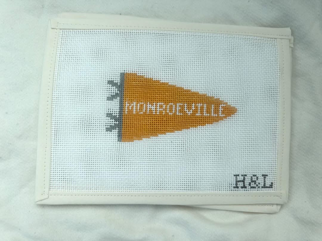 Monroeville Pennant by Henry & Lu - Orange