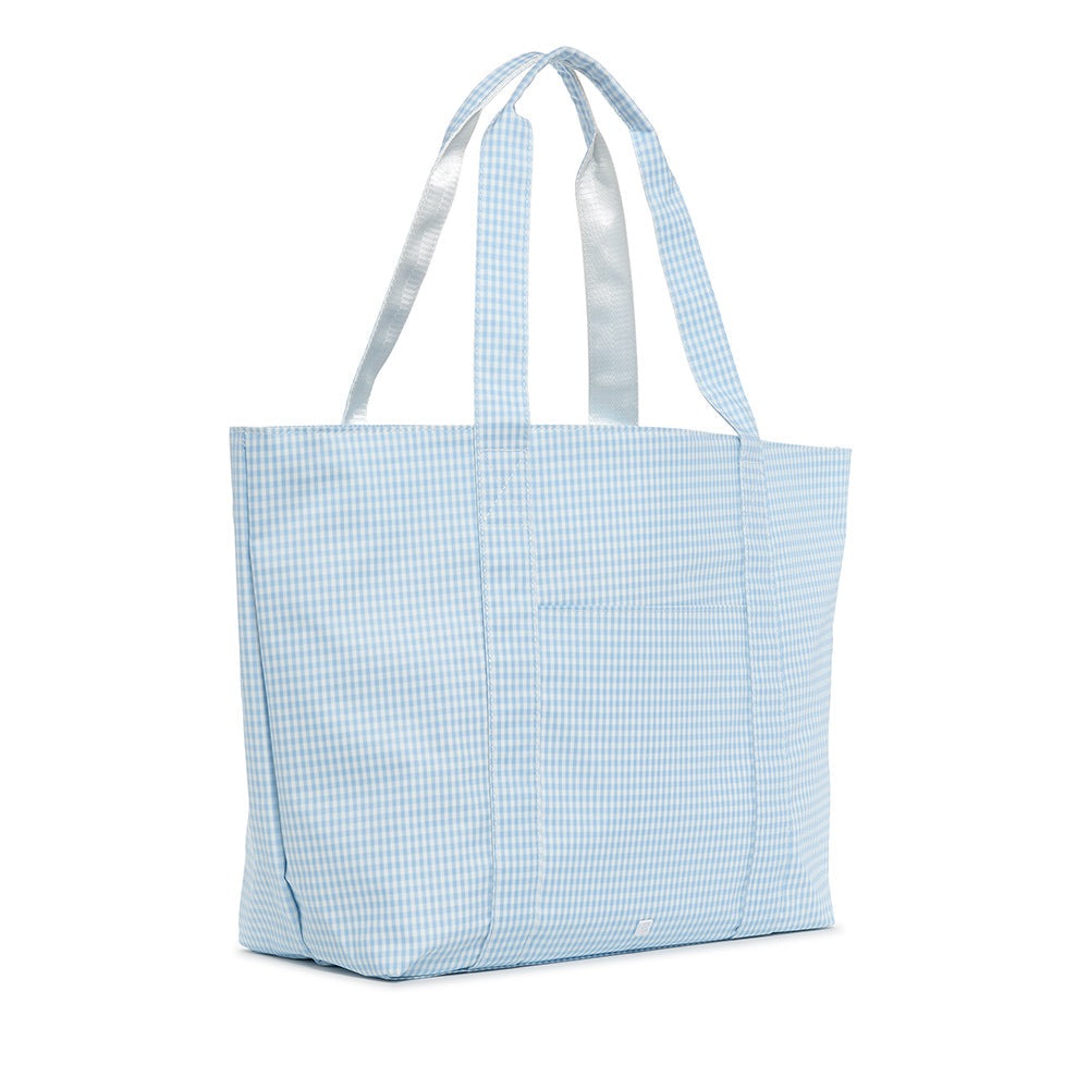 TRVL Jumbo Tote - Gingham Mist