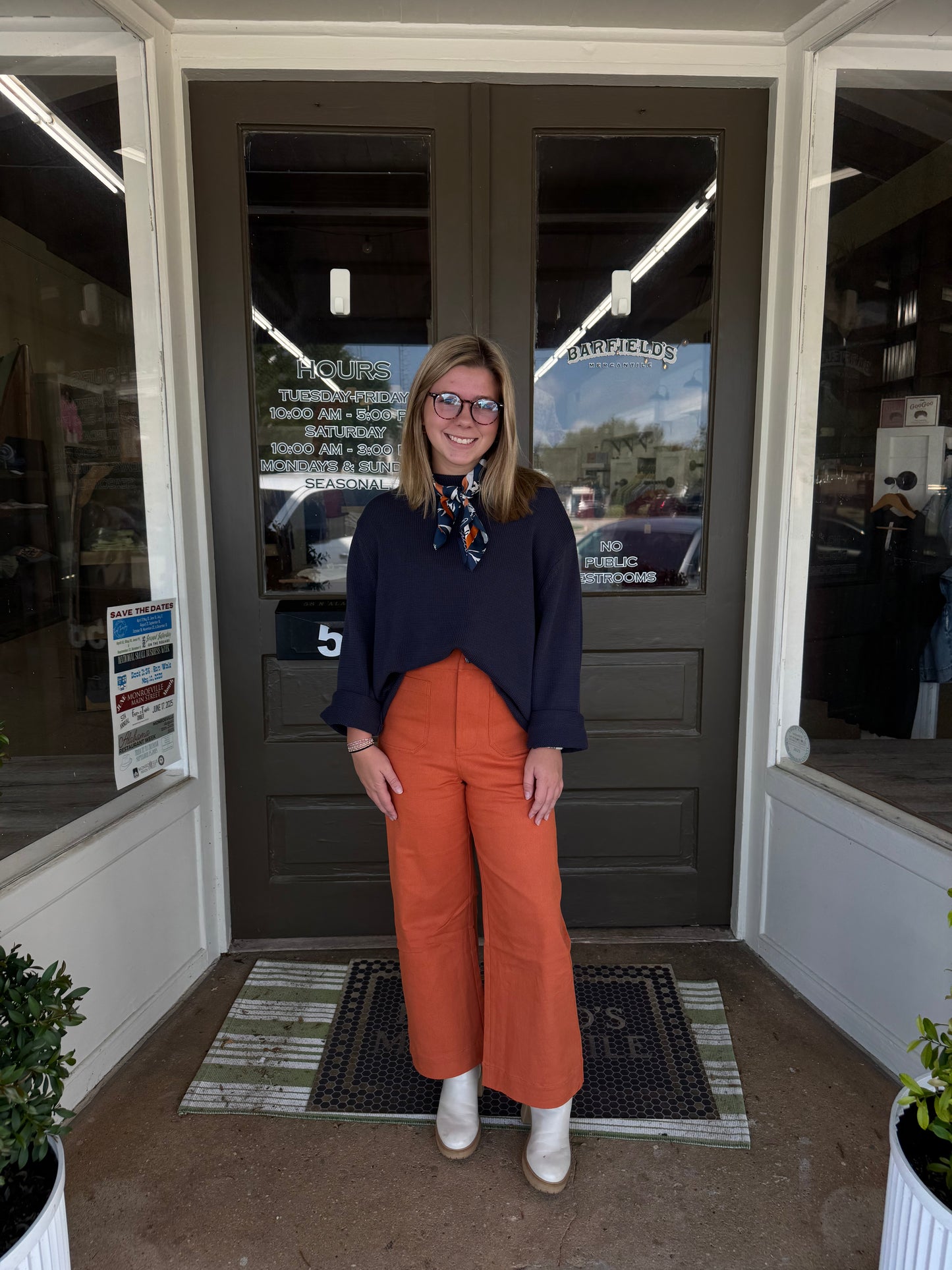 Patch Pocket Pants in Clay