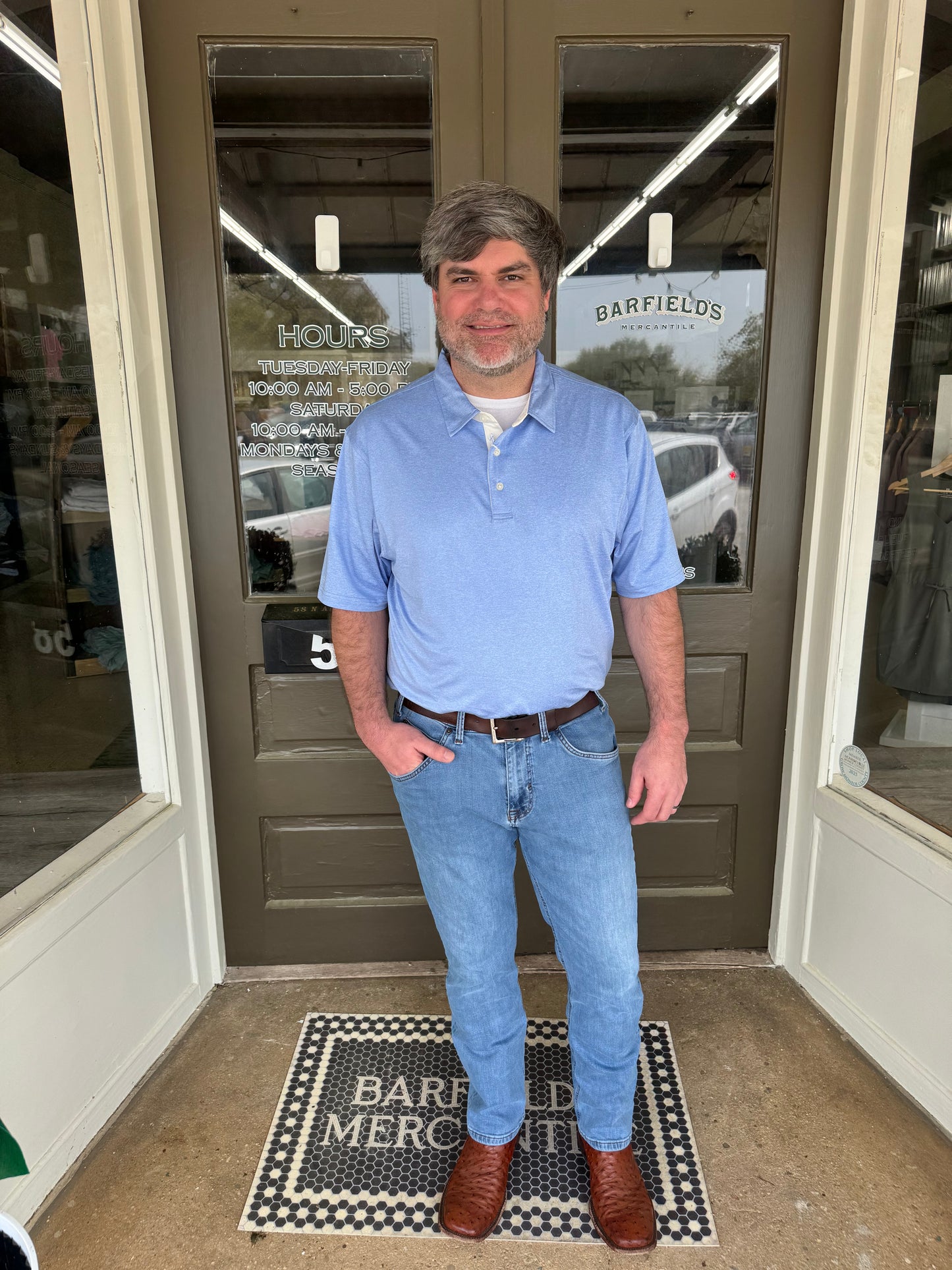 Grayton Heather Polo