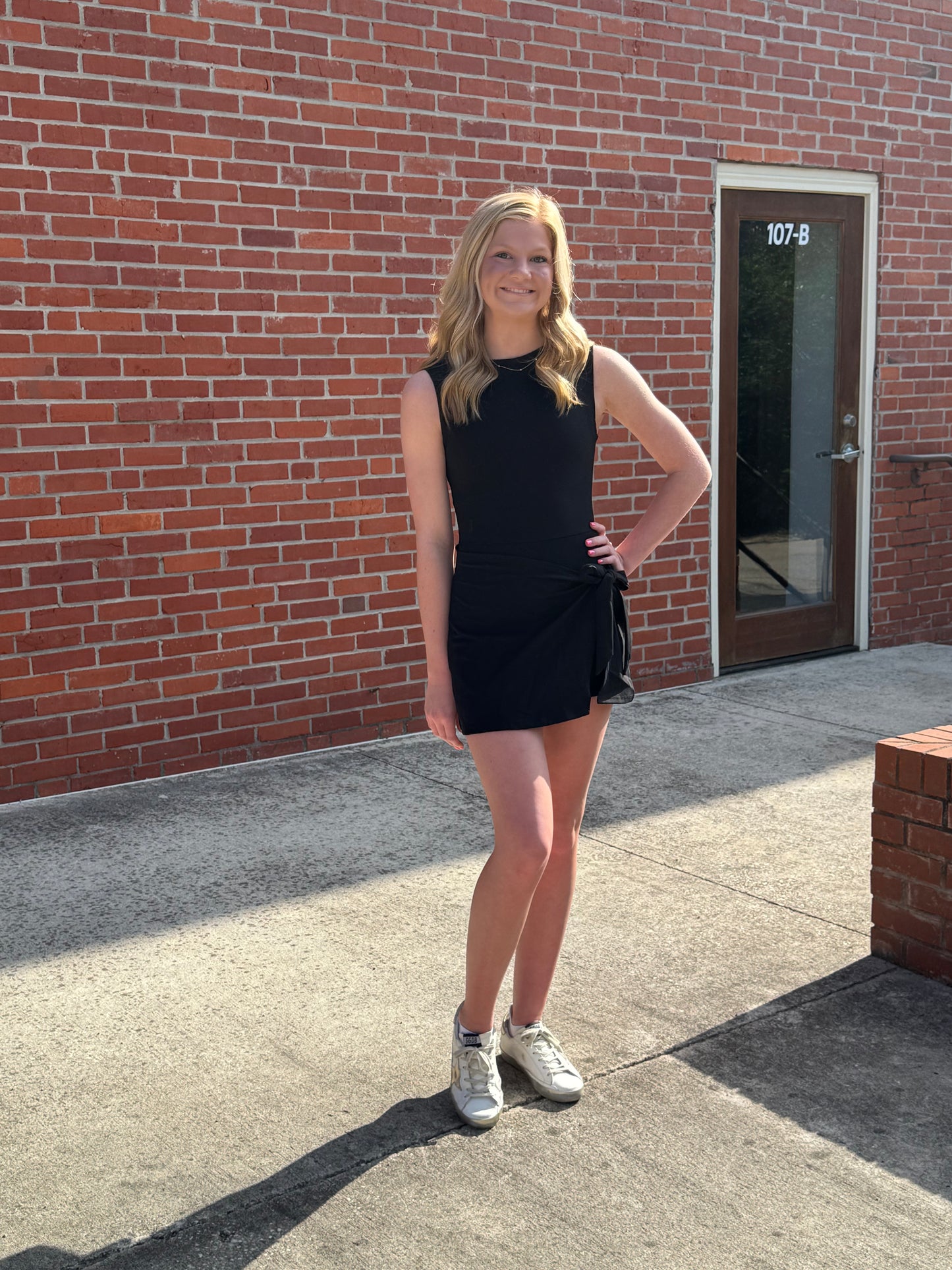 Blake Athletic Romper in Black
