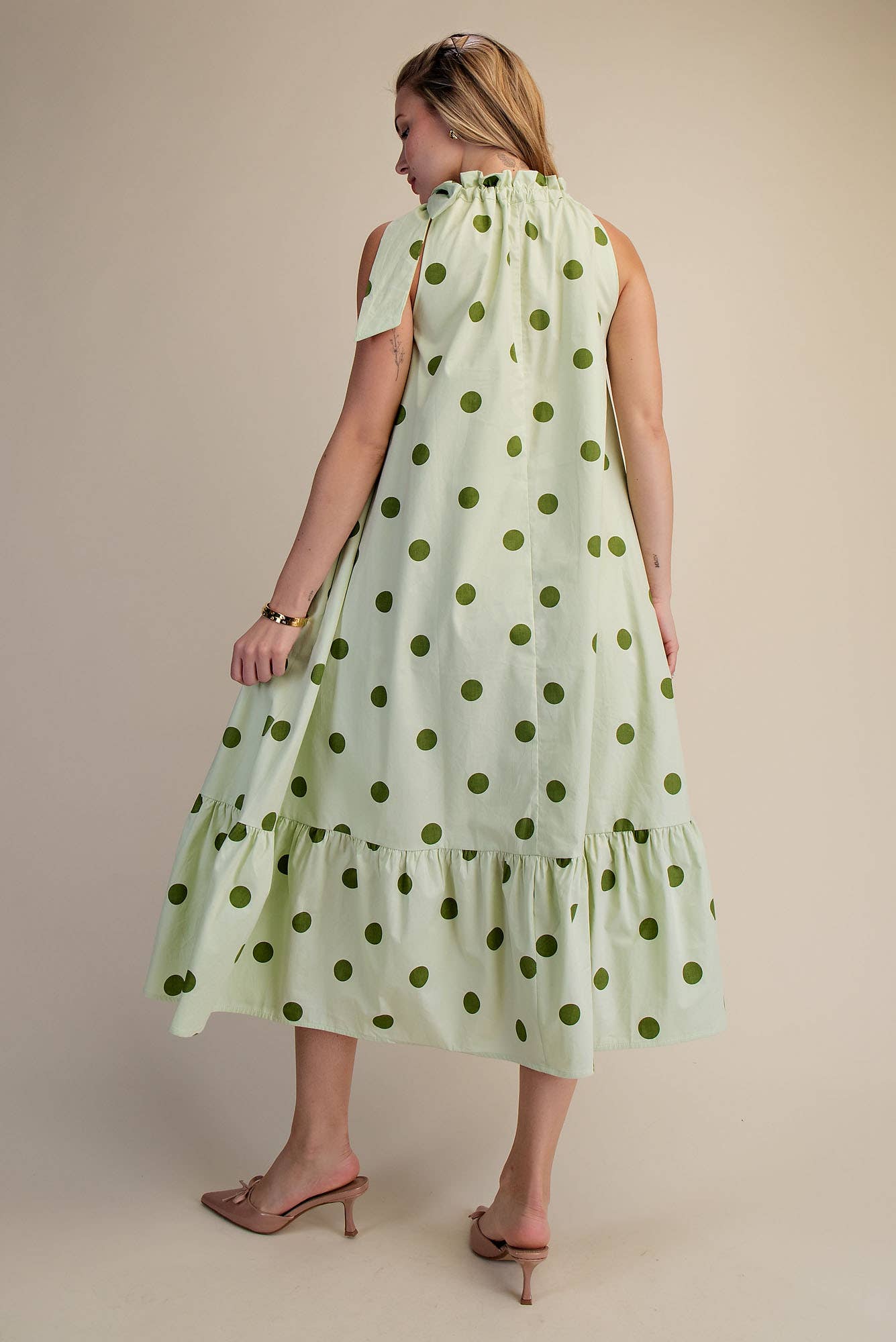 The Eloise Midi Dress in Sage