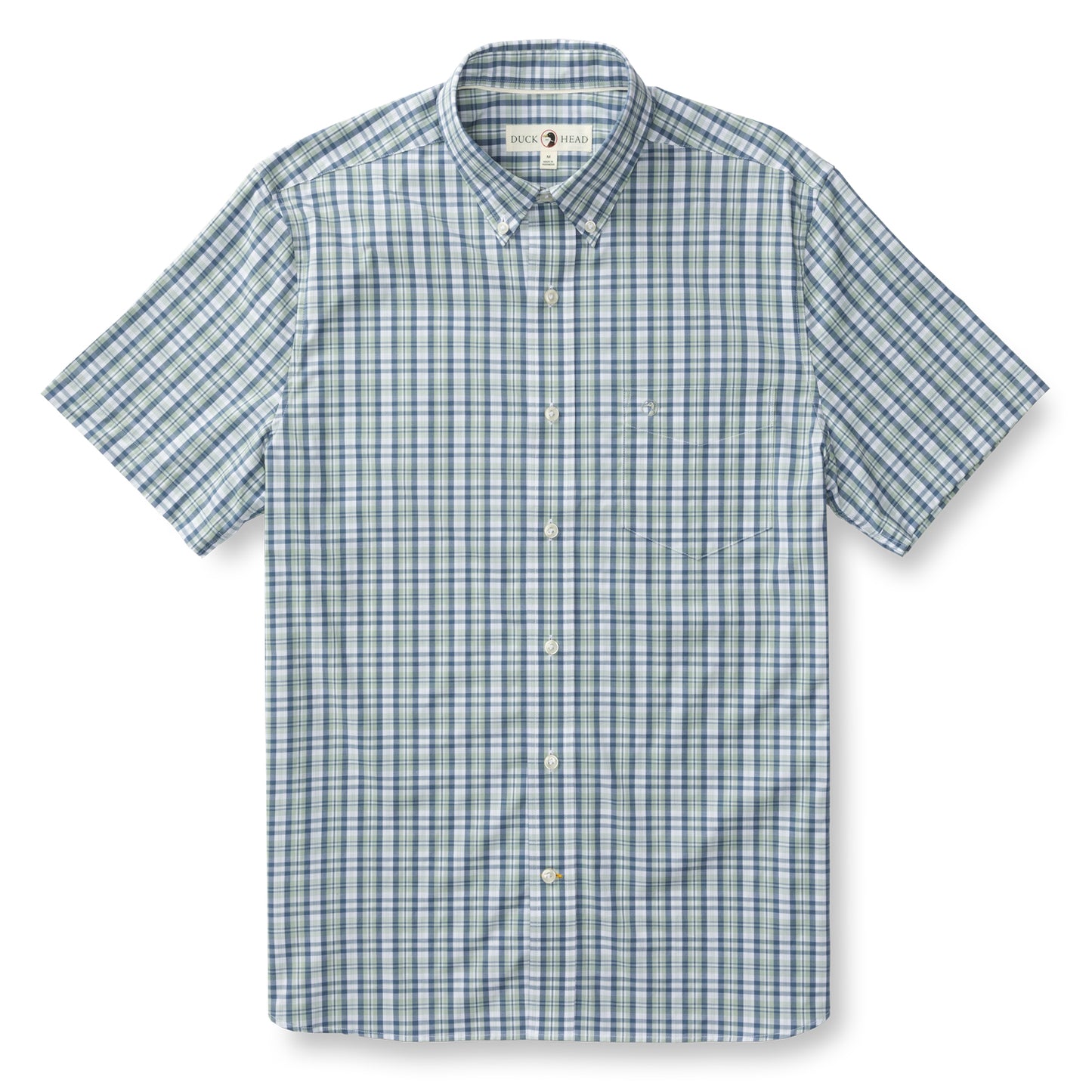 Cobble Plaid SS Performance Poplin Sport Shirt