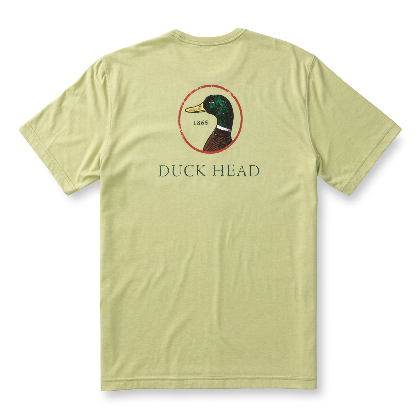 Duck Head Logo T-Shirt in Winter Pear Heathered