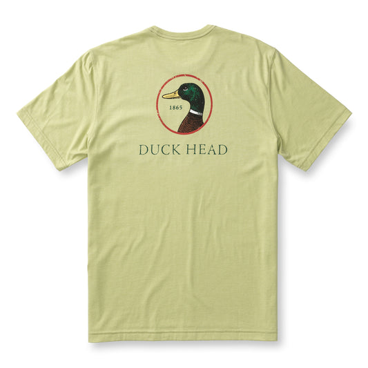 Duck Head Logo T-Shirt in Winter Pear Heathered