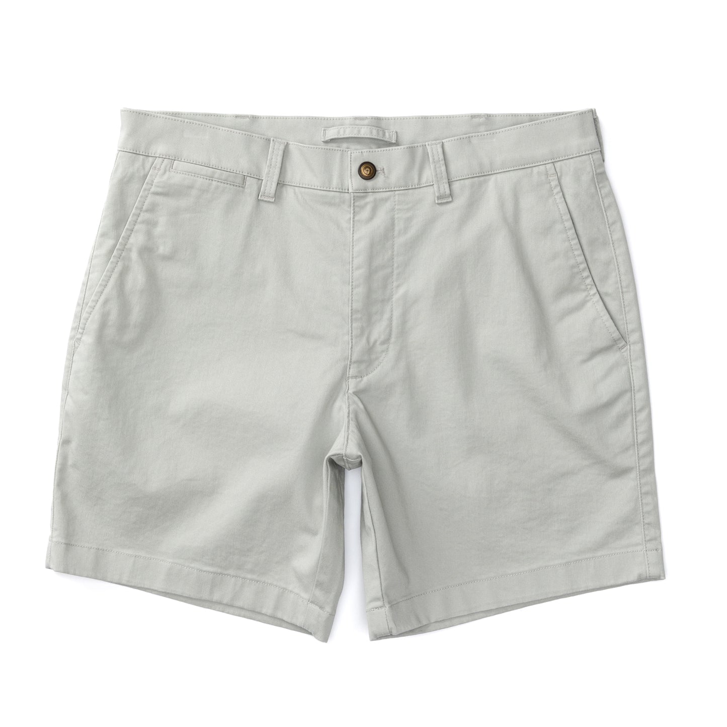 Gold School Chino Short in Greystone (7 inch)