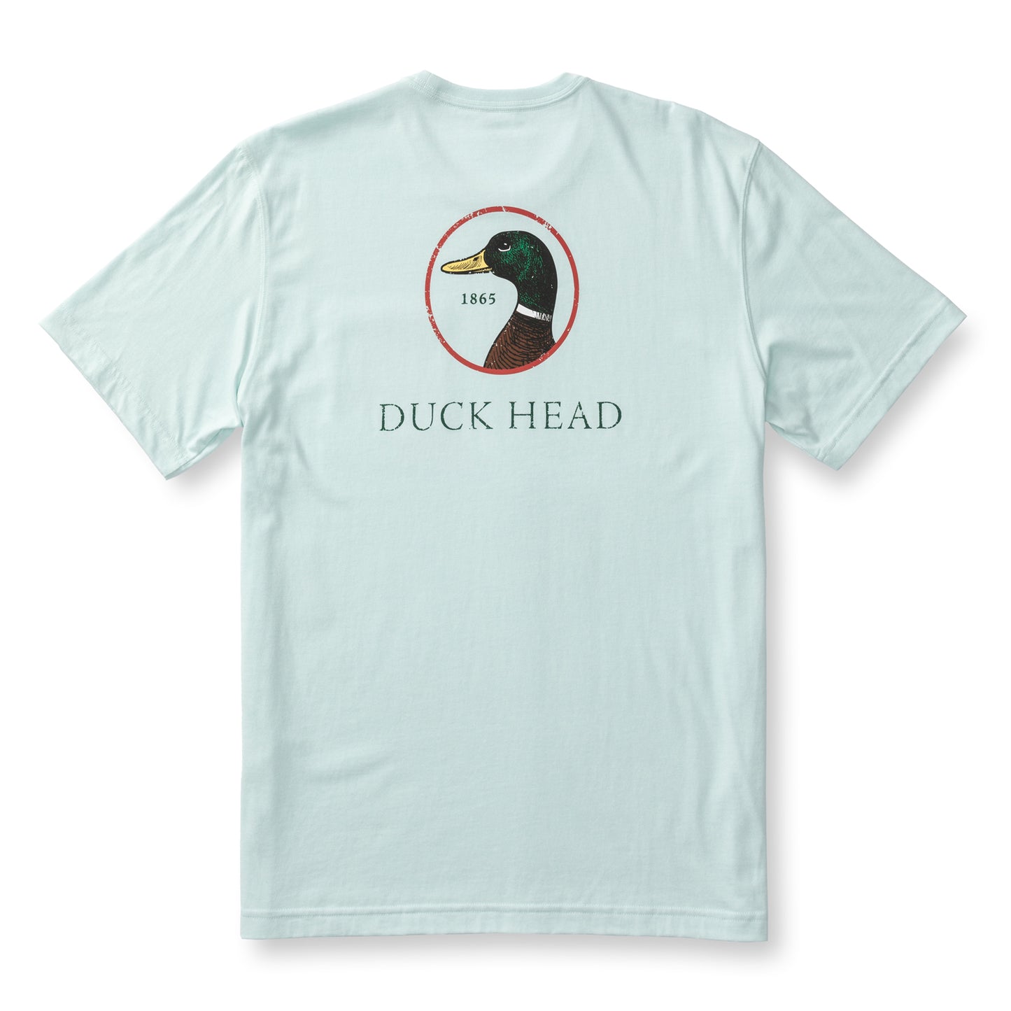 Duck Head Logo T-Shirt in Pastel Blue