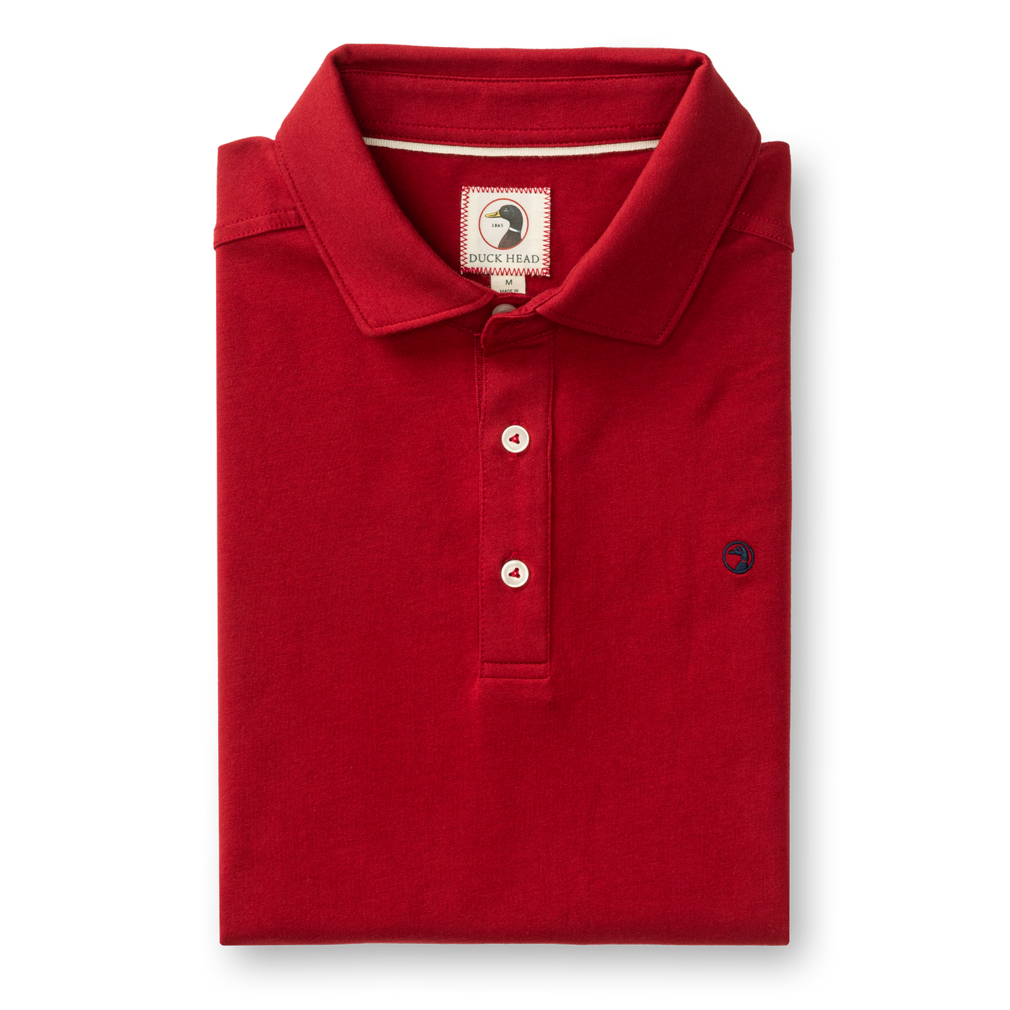 Hanover Pima Cotton Polo in Rio Red