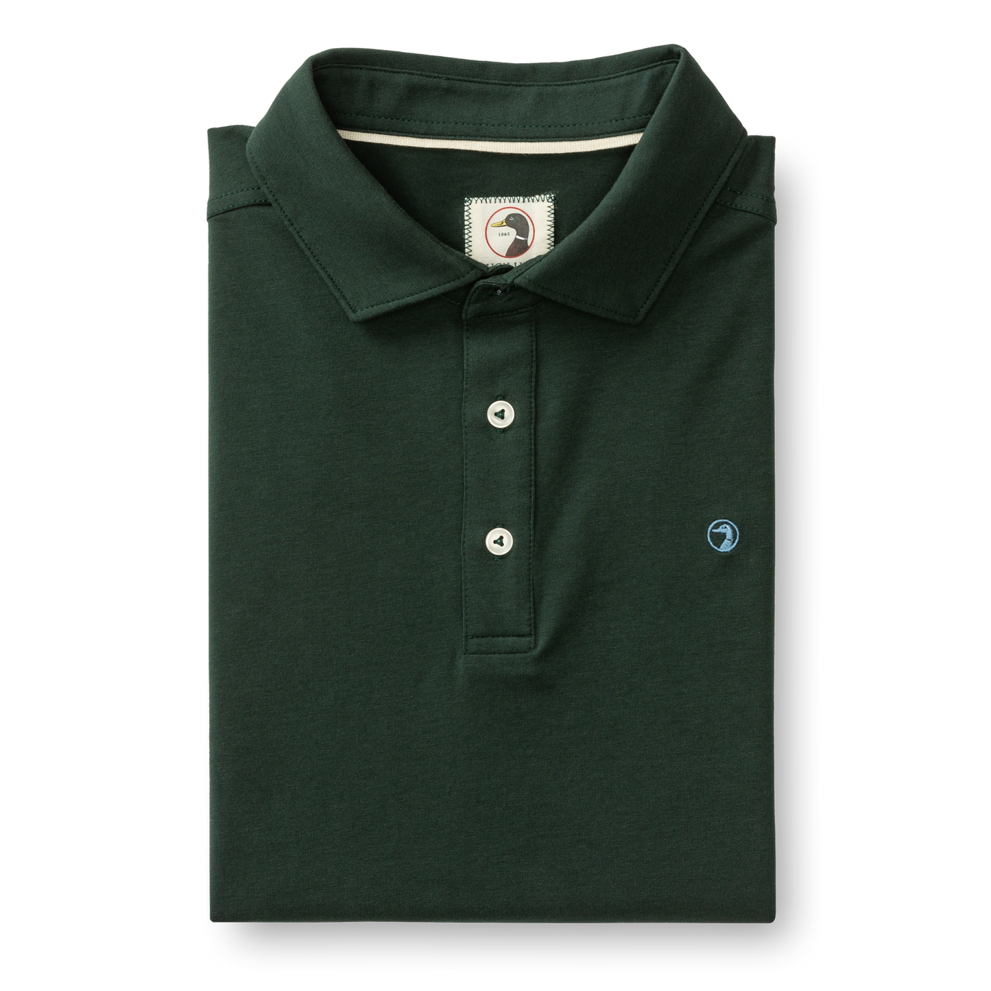 Hanover Pima Cotton Polo in Spruce Green