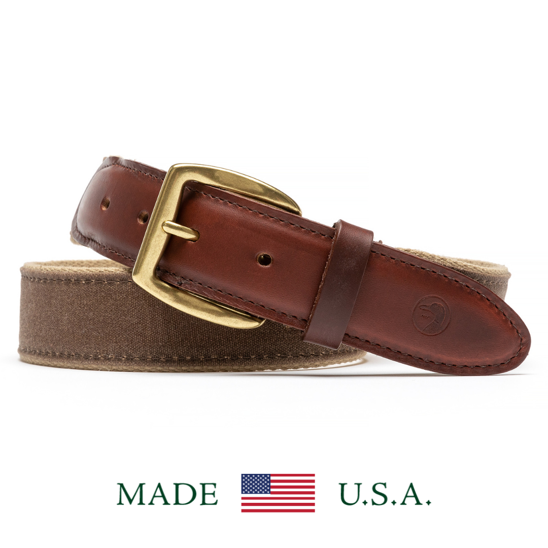 Waxed Canvas Belt