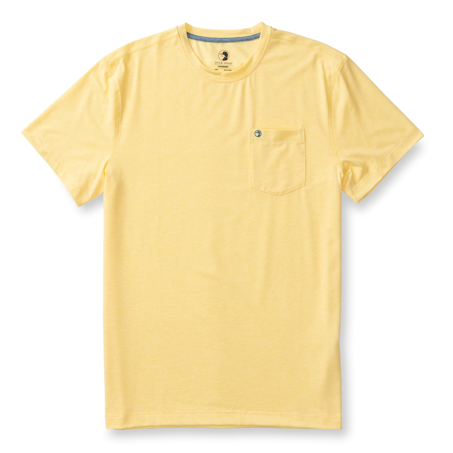 Windward Performance T-Shirt in Pale Yellow Heather