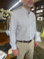 Duck Head Edison Plaid Performance Poplin Sport Shirt in Midnight Teal
