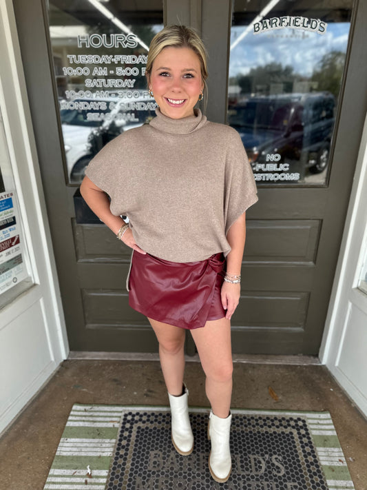 The Marlowe Skort in Berry