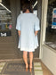 Sky Petals Mini Dress