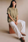 The Camille Top in Olive