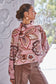 Paisley Funnel Neck Sweater