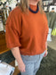 The Everyday Sweater in Orange