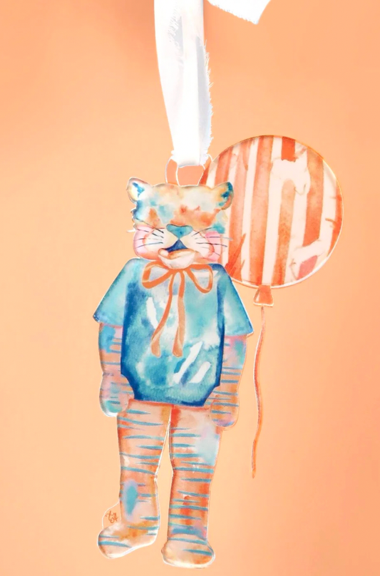 Tiger Stripes Acrylic Bottle Charm / Ornament