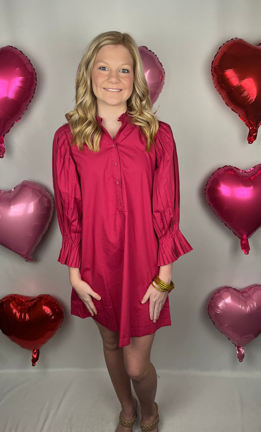 Sincerely Ours Romantic Red Dress