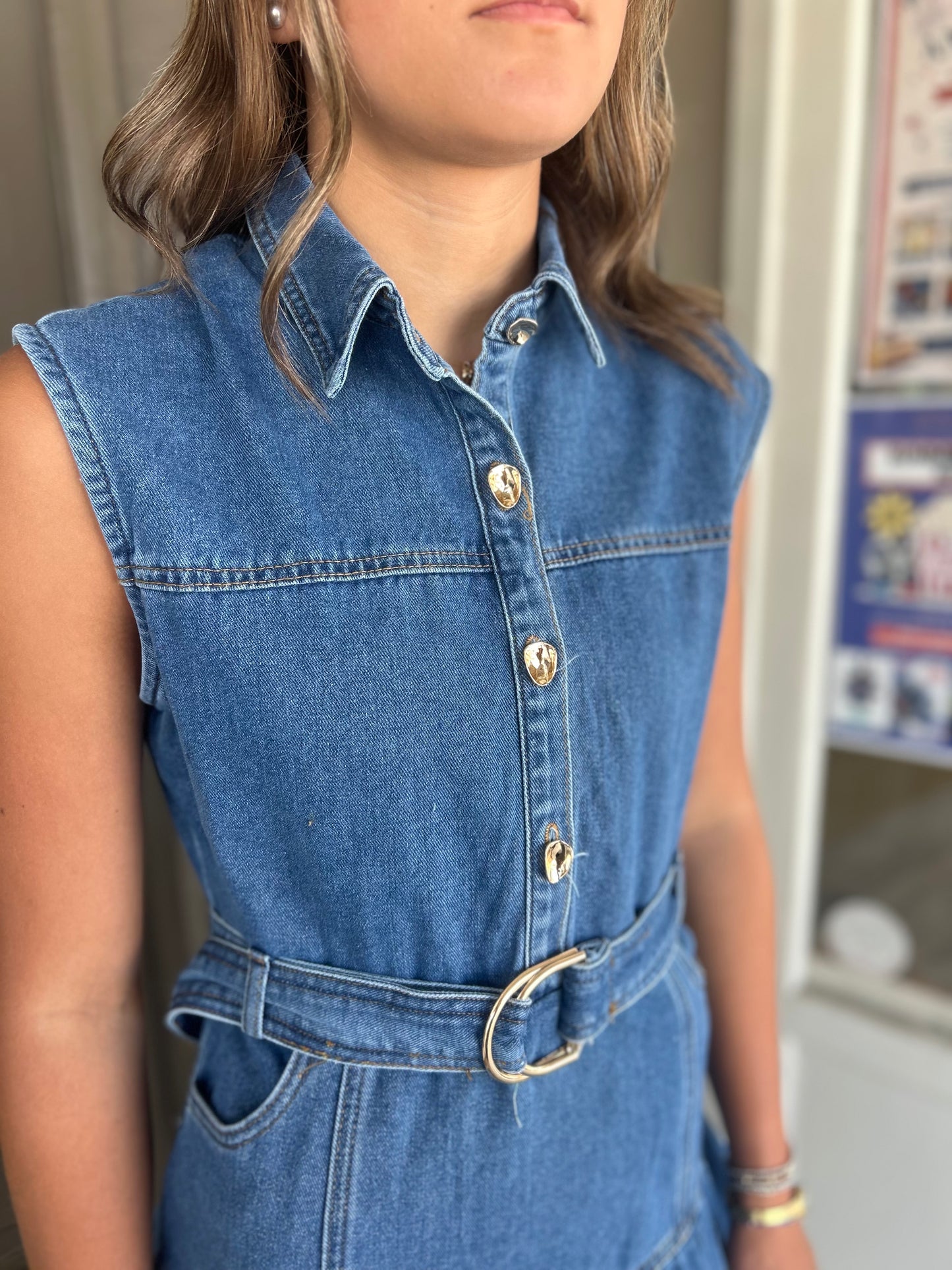 Darcie Denim Mini Dress