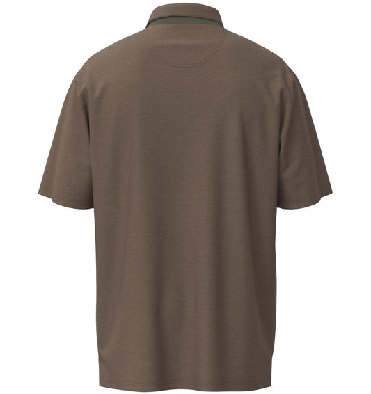 Grayton Heathered Polo - Caribou