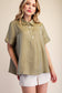 The Camille Top in Olive