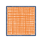 Tailgate Check Scarf in Orange & Navy