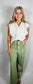 Patch Pocket Straight Pant in Sage
