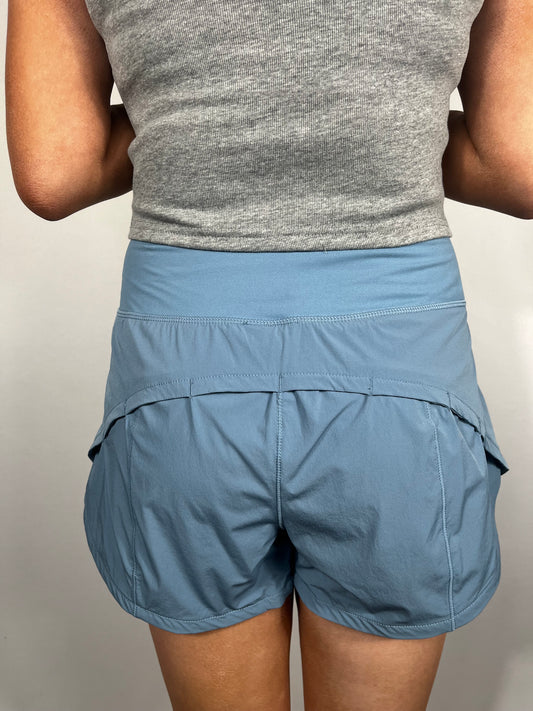 Speedy Shorts in Dusty Blue