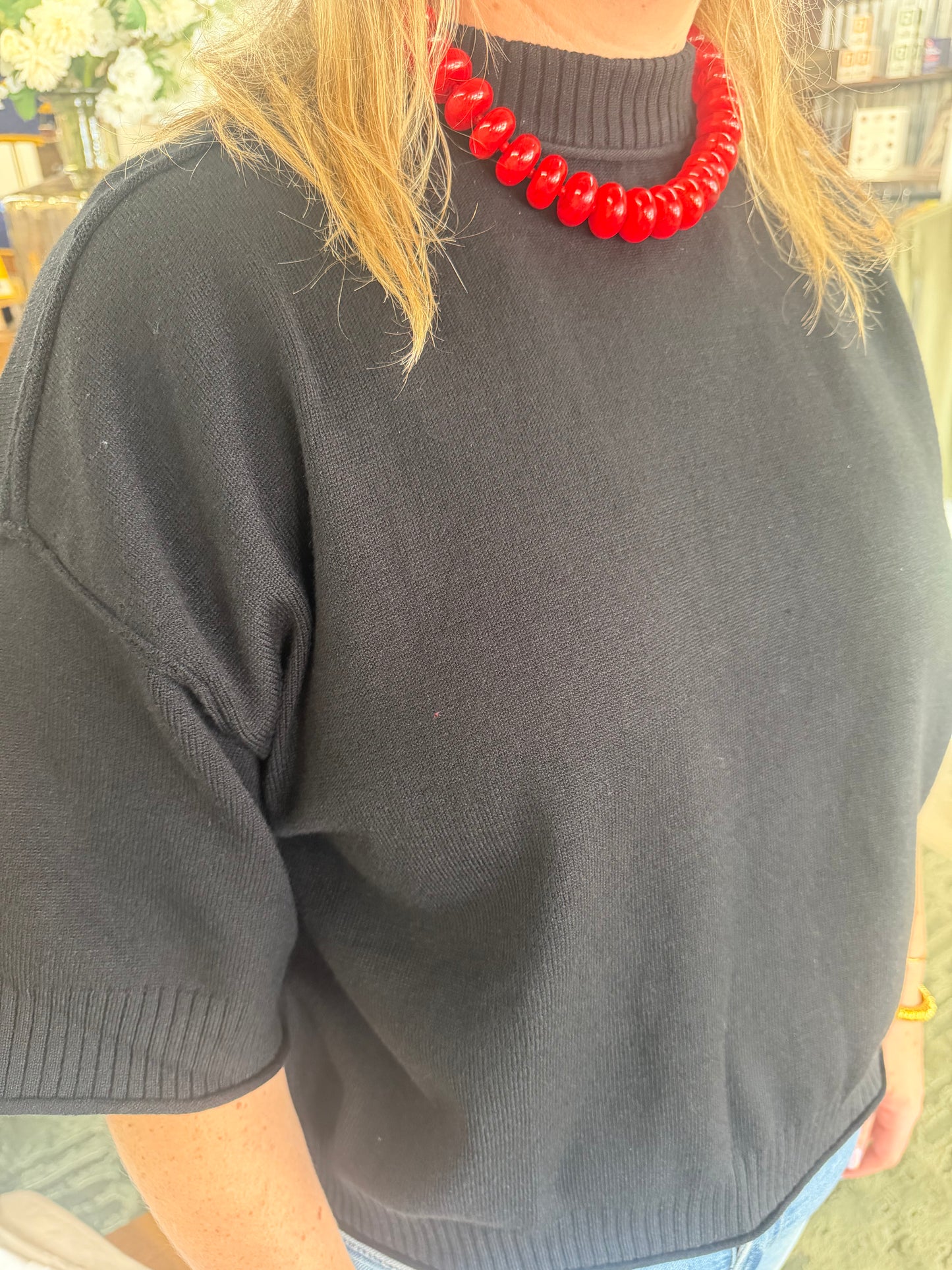 The Everyday Sweater in Black