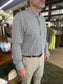 Duck Head Winstead Plaid Performance Poplin Sport Shirt in Stormy Teal