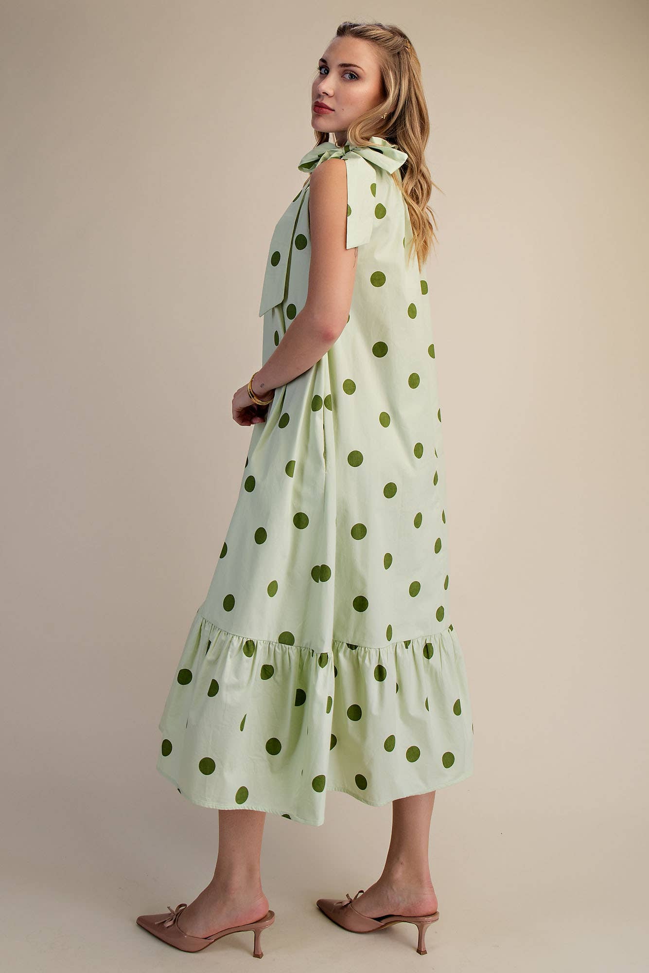 The Eloise Midi Dress in Sage
