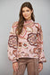 Paisley Funnel Neck Sweater