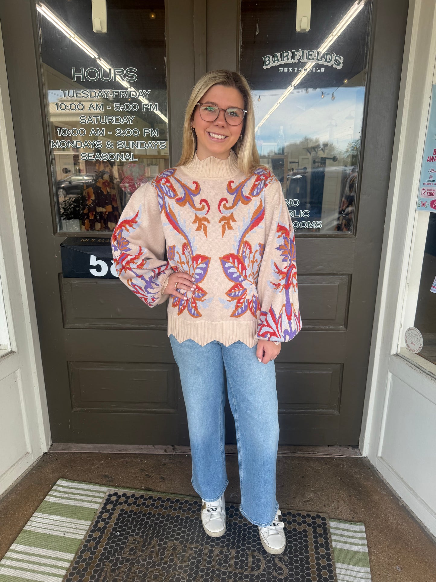 Waverly Scalloped Sweater