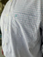 Duck Head Stokes Plaid Long Sleeve Performance Poplin Sport Shirt in Pale Pink