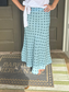 Polka Dot Linen Skirt - 100% Italian Linen (Heavenly)
