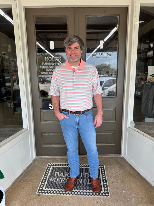 Tucker Stripe Polo