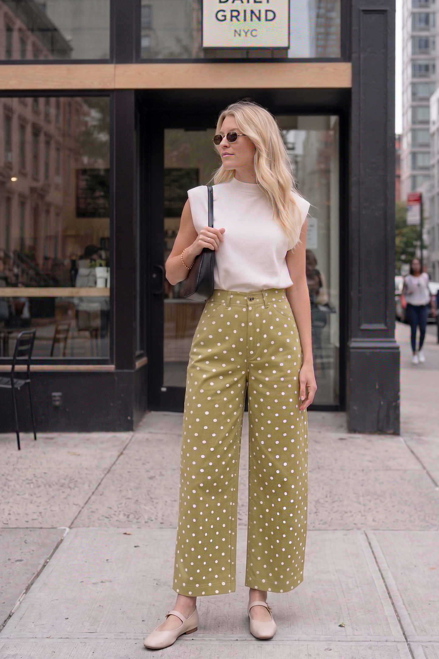 The Dottie Pants in Sage