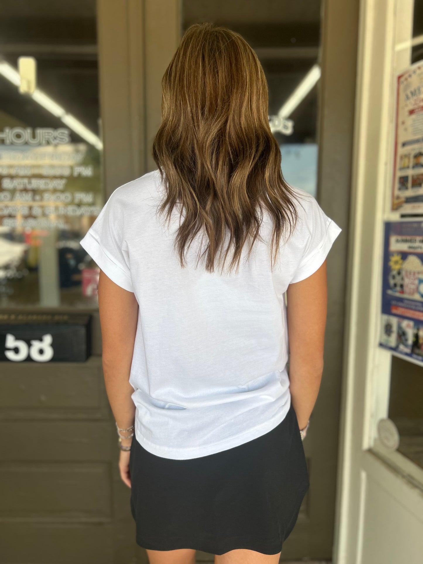 Cotton Tee in White