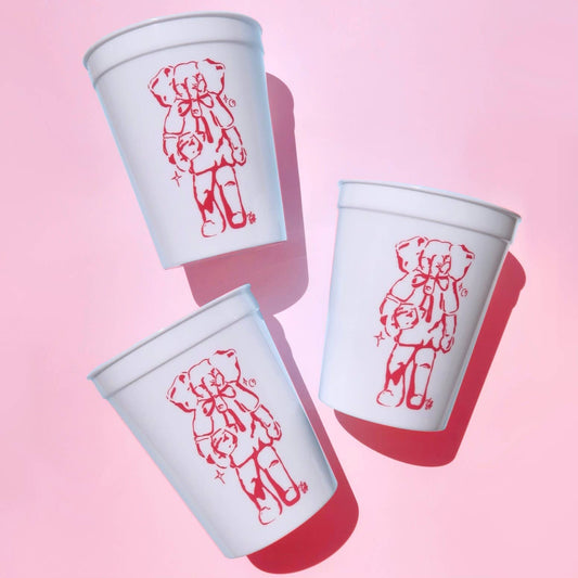 Red Elephant Stadium Cup Set