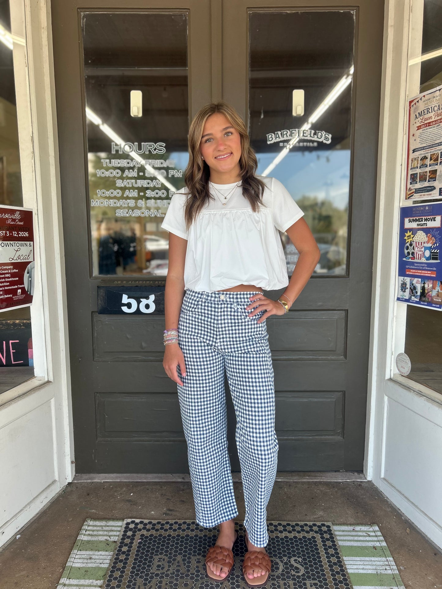 Lily Bubble Top in White